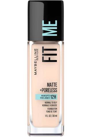 face make up foundation fit me matte poreless foundation Fair Porcelain
