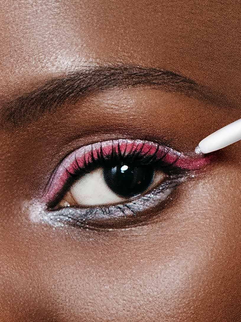 Close up of Eye with Festival Fare Liner