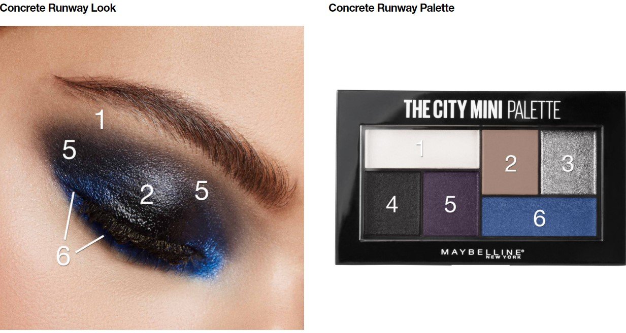 Maybelline Paleta de sombras de ojos City Mini Palettes Voting Eye Macro Concrete Runway