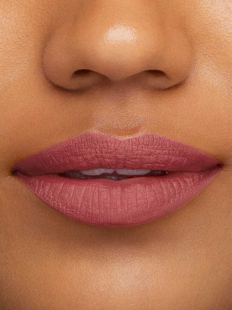 Seductress deep skin tone lip macro Super Stay Matte Ink